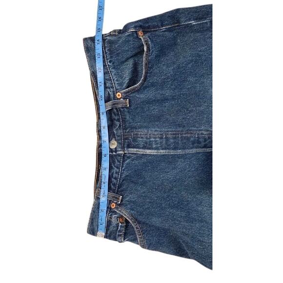 Vtg Levis 501 Jeans Button Fly USA 90s Blue Straight Juniors 13 29x30.5 Actual - Picture 12 of 16